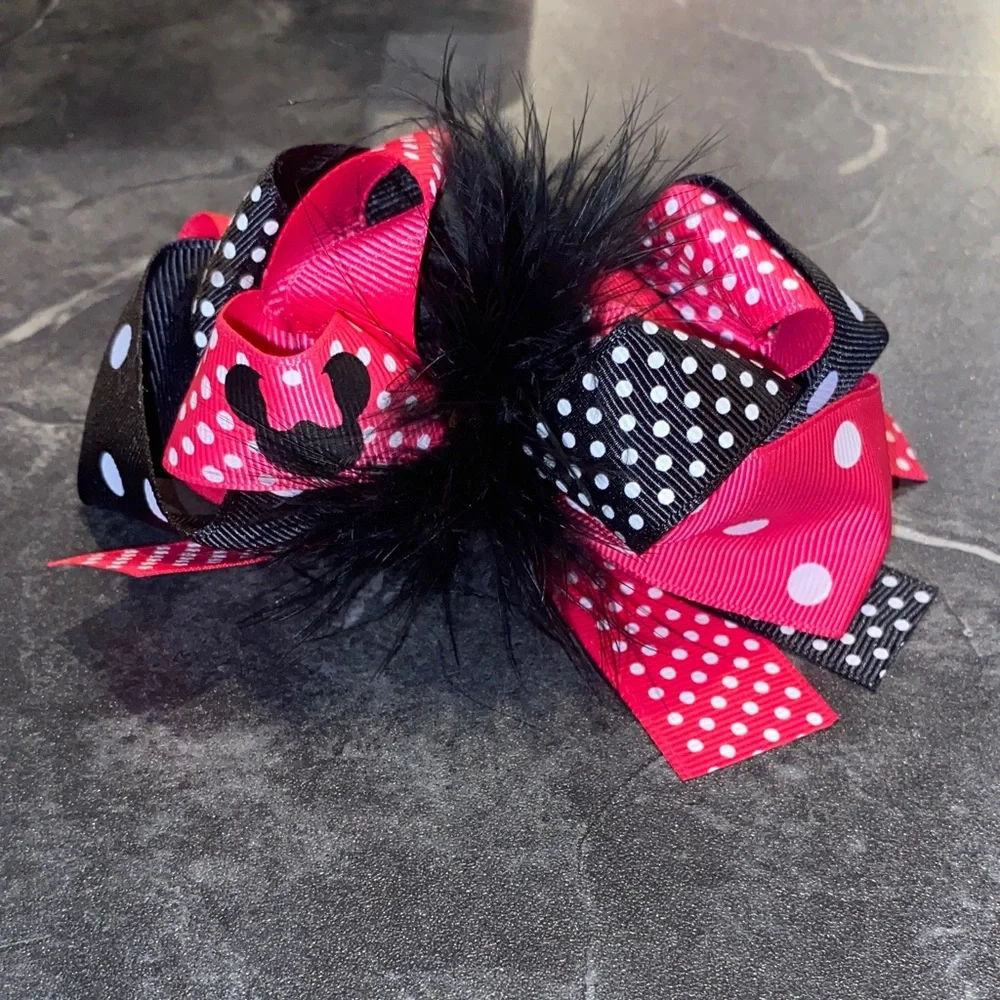 Handmade Mini Mouse Hair Bow